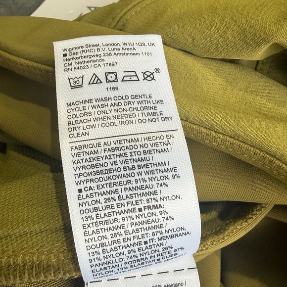 Athleta Headlands Hybrid Cargo Tight Green Cargo Pants Size 22 - Picture 9 of 14